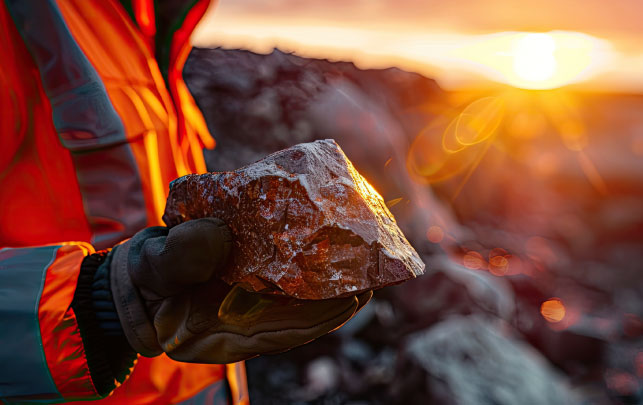 Rootz-Companies-&-Interests-Miner-holding-rock